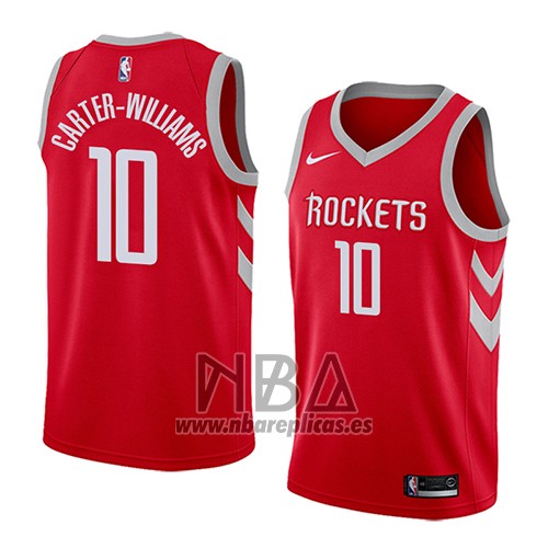 Camiseta Houston Rockets Michael Carter-williams NO 10 Icon 2018 Rojo